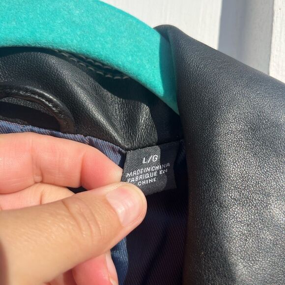 American Modern Alexander Julian Genuine Lambskin Leather Jacket - Picture 11 of 13